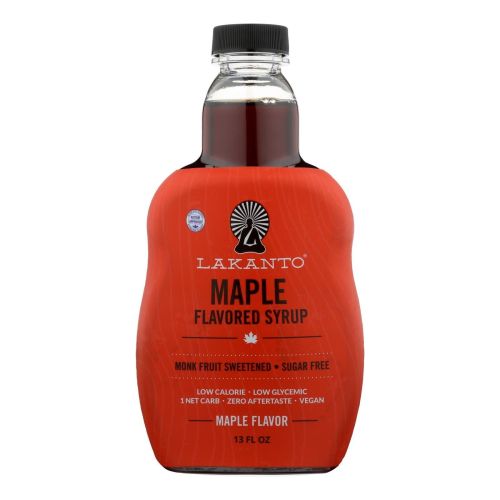 Lakanto Monk Fruit Sweetened Maple Flavored Syrup - Case Of 8 - 13 Fz